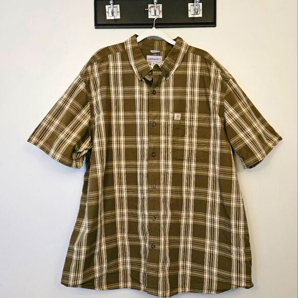 Carhartt Plaid Button Down Shirt - Picture 1 of 6